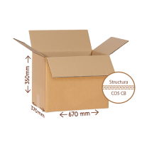 Cutie clasica pentru transport 670 x 370 x 350 mm